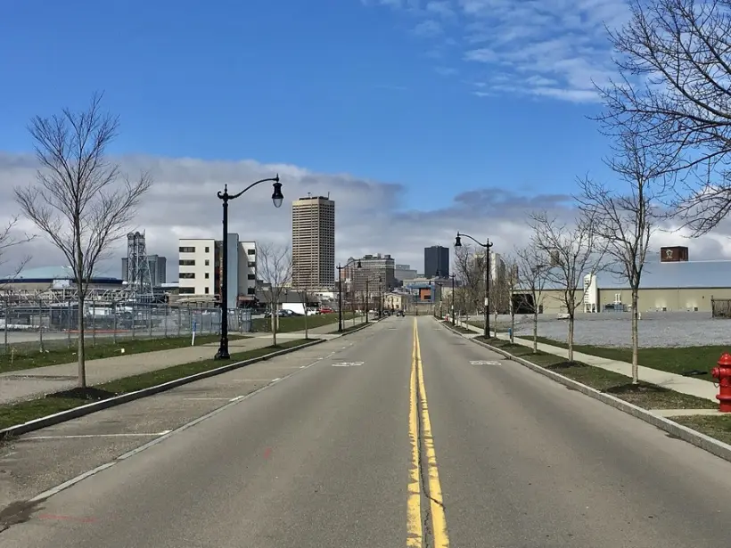 Buffalo skyline