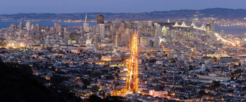 California skyline — shop local on iSocialize